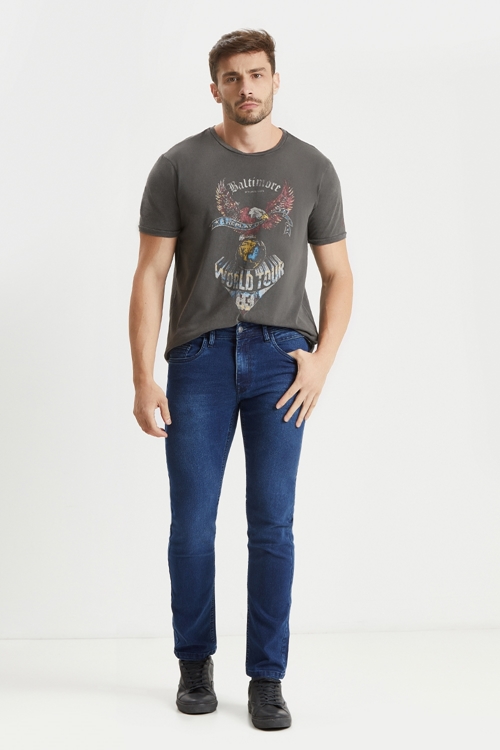CALÇA JEANS MASCULINA RONAS SLIM