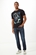T-SHIRT MASCULINA M/C GOLA CARECA