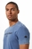 T-SHIRT MASCULINA M/C GOLA CARECA