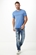 T-SHIRT MASCULINA M/C GOLA CARECA