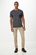T-SHIRT MASCULINA M/C GOLA CARECA