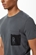 T-SHIRT MASCULINA M/C GOLA CARECA