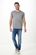 T-SHIRT MASCULINA M/C GOLA CARECA
