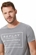 T-SHIRT MASCULINA M/C GOLA CARECA