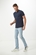T-SHIRT MASCULINA M/C GOLA CARECA