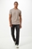 T-SHIRT MASCULINA M/C GOLA CARECA