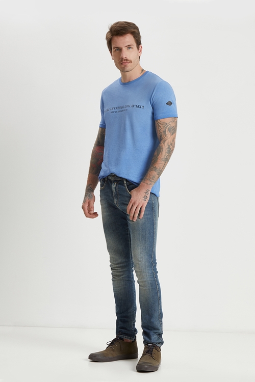 CALÇA JEANS MASCULINA ANBASS SKINNY