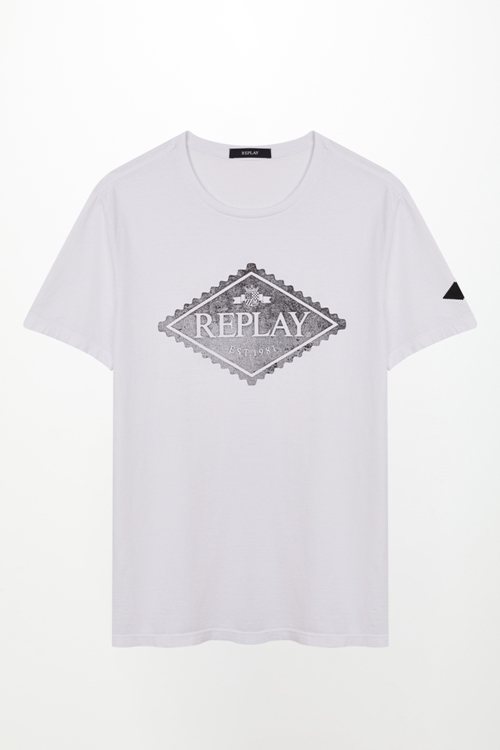 T-SHIRT MASCULINA GOLA CARECA
