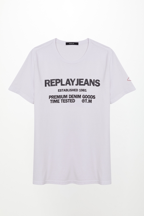 T-SHIRT MASCULINA GOLA CARECA