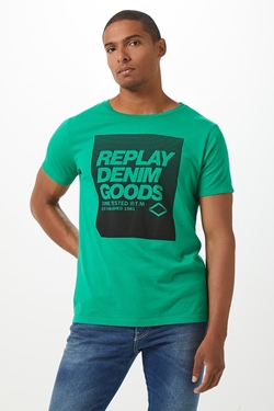 T-SHIRT MASCULINA GOLA CARECA