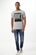 T-SHIRT MASCULINA GOLA CARECA