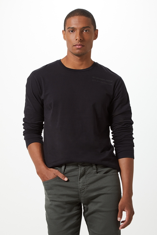 T-SHIRT MANGA LONGA COM SILK