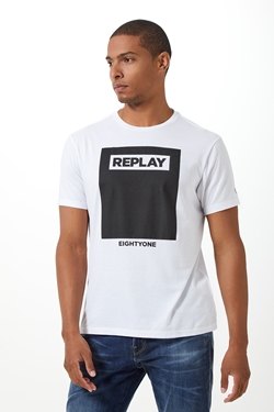T-SHIRT MASCULINA GOLA CARECA
