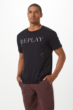 T-SHIRT MASCULINA GOLA CARECA